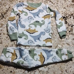 Dinosaur Print Pajama Set